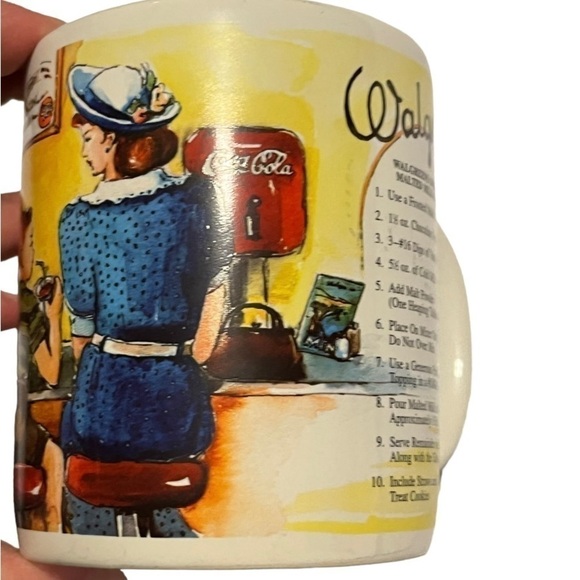 WALGREEN nostalgic commemorative mugs pictorial/recipe 1901-2002 advertising-2 - Picture 9 of 14